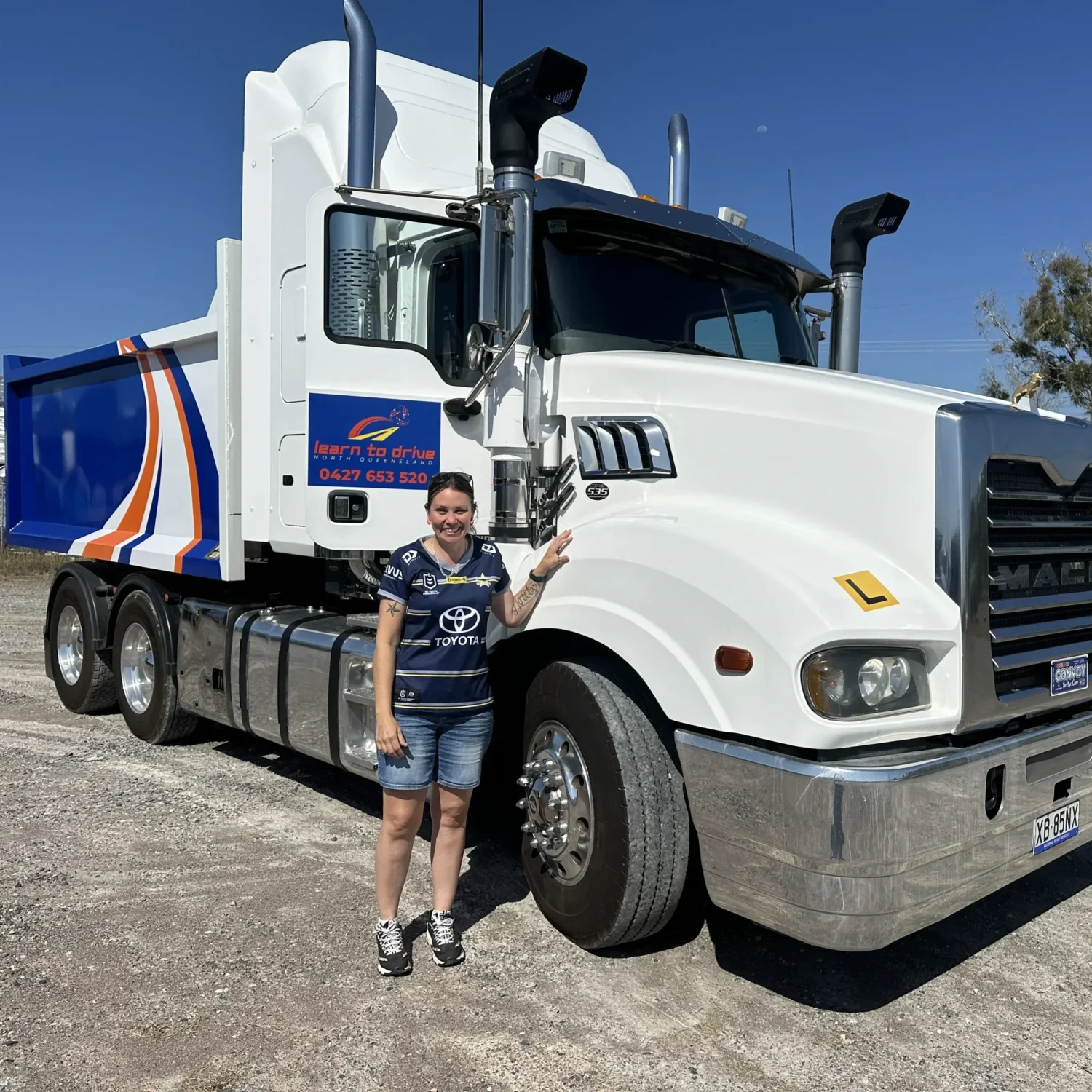 Truck Driver Training Townsville - HR Auto Licence - Krystle